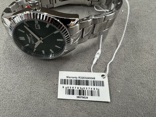 Armbåndsur SECTOR 240 41 MM 3H GREEN DIAL BR SS