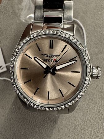 Armbåndsur SECTOR 270 30 MM 3H L.ROSE DIAL BR SS