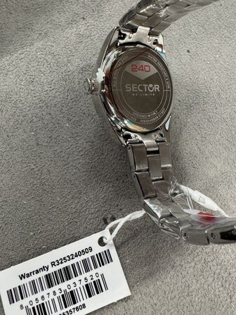 Armbåndsur SECTOR 240 32 MM 3H BLUE DIAL BR SS