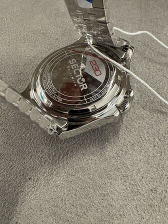 Armbåndsur SECTOR 230 43 MM 3H BLUE DIAL BR SS