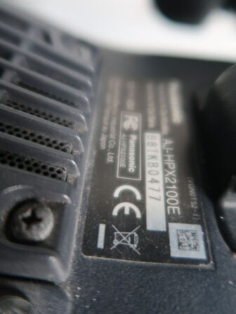 Kamera PANASONIC AJ-HPX2100E med lens