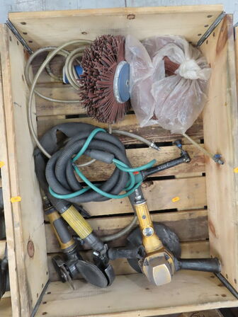 Palle med trykluftværktøj