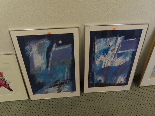 2 stk. Billeder i rammer