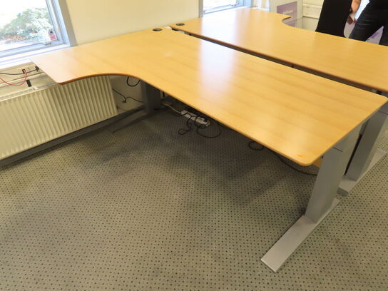 El-hæve/sænke bord