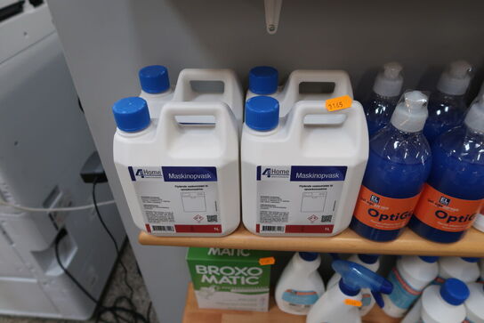 Hylde med maskinopvask, optigel, afpænding, maskinrens