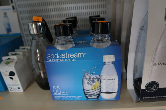 3 pakker med flasker SODASTREAM