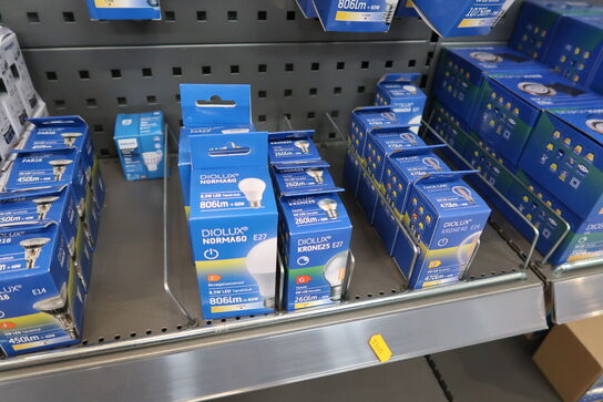 Div. Hallogenpærer DIOLUX m.fl.