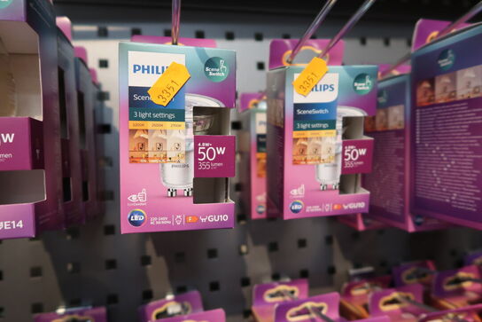 19 stk. pærer PHILIPS LED