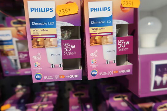 28 stk. pærer PHILIPS LED
