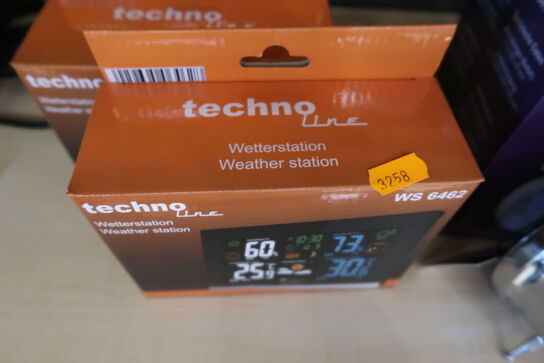 2 stk. vejrstationer TECHNO LINE WS 6462