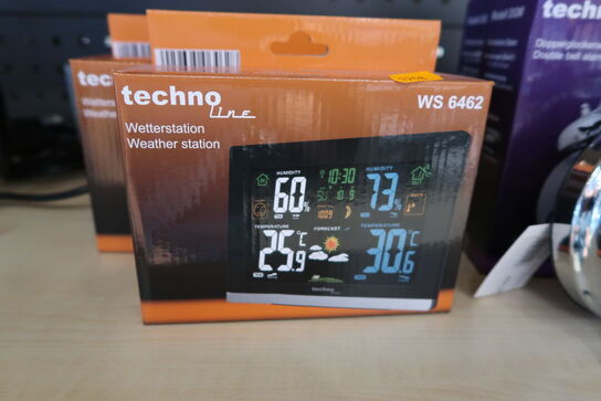 2 stk. vejrstationer TECHNO LINE WS 6462