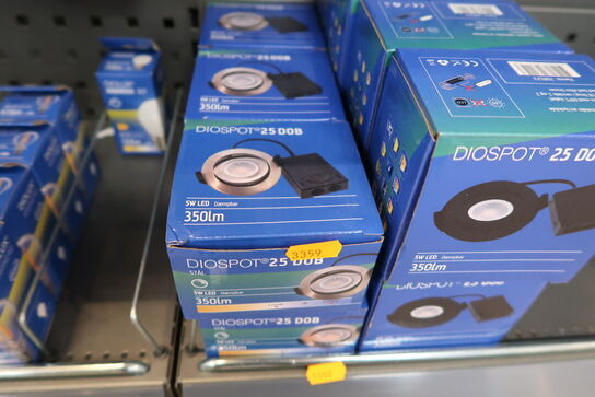 6 stk. spots DIOSPOT 25 Dob