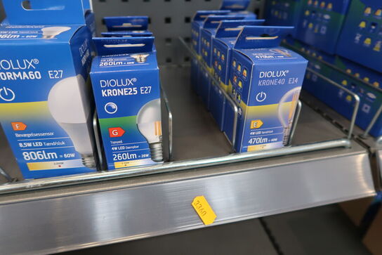 Div. Hallogenpærer DIOLUX m.fl.