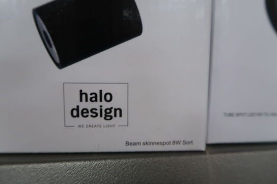 8 stk. spots HALO DESIGN Beam Skinnespot