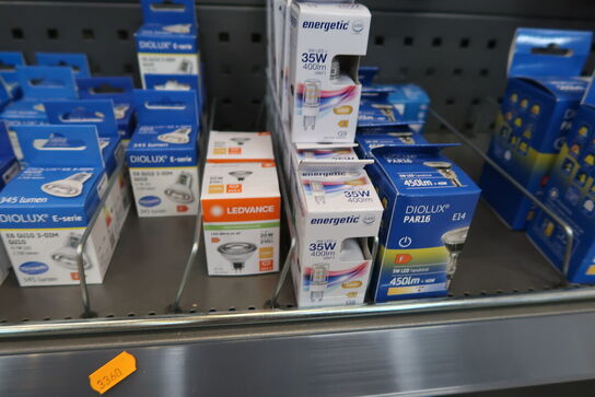 Div. Hallogenpærer DIOLUX m.fl.