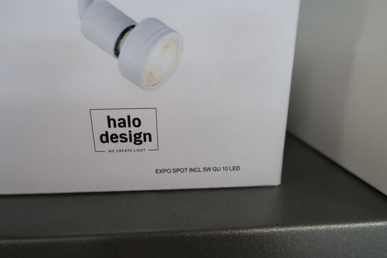 6 stk. spots HALO DESIGN Expo Spot