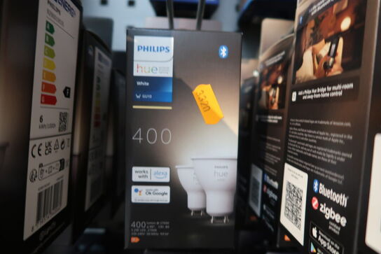 2 stk. pærer PHILIPS HUE White 400