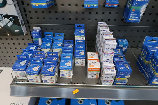 Div. Hallogenpærer DIOLUX m.fl.