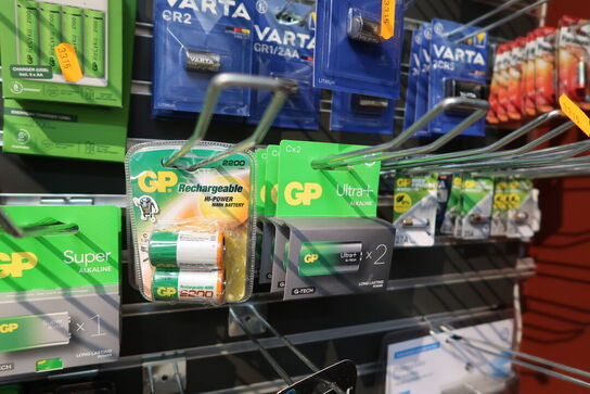 Div. Batterier GP, VARTA, PANASONIC, PHILIPS