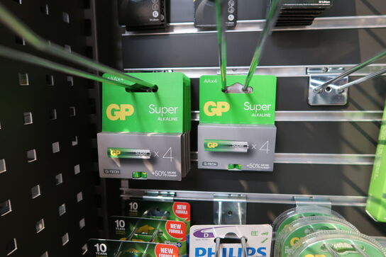 Div. Batterier GP, VARTA, PANASONIC, PHILIPS