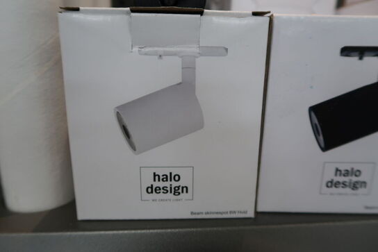 3 stk. spots HALO DESIGN Beam Skinnespot