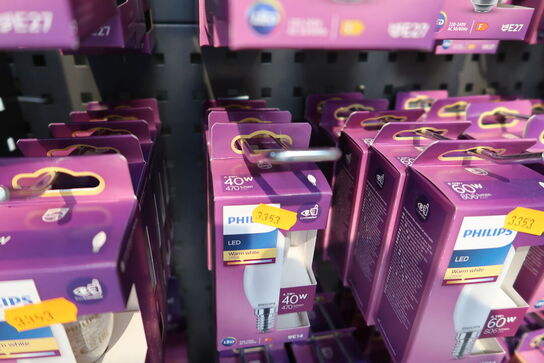 37 stk. pærer PHILIPS LED
