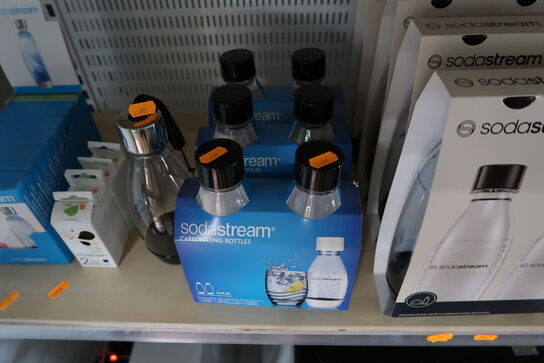 3 pakker med flasker SODASTREAM