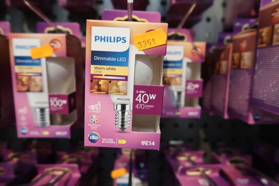 28 stk. pærer PHILIPS LED
