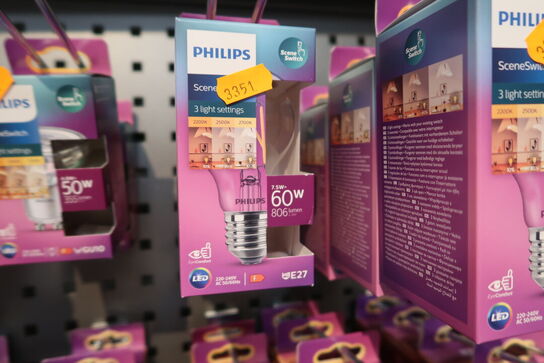 19 stk. pærer PHILIPS LED