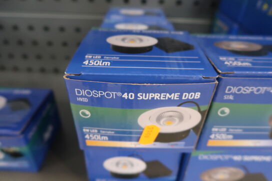 6 stk. spots DIOSPOT 40 Supreme Dob