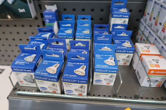 Div. Hallogenpærer DIOLUX m.fl.