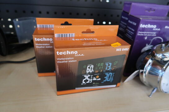2 stk. vejrstationer TECHNO LINE WS 6462