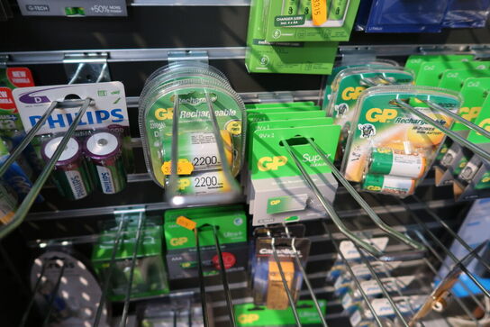 Div. Batterier GP, VARTA, PANASONIC, PHILIPS