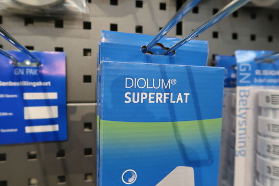 Div. Røgalarmer, loftlamper, superflat DIOLUM m.m.