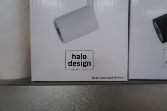 3 stk. spots HALO DESIGN Beam Skinnespot