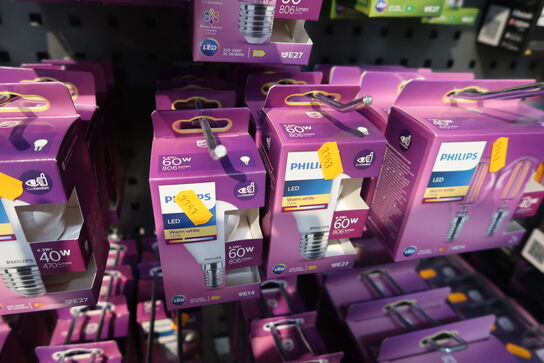 37 stk. pærer PHILIPS LED