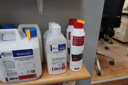 Hylde med maskinopvask, optigel, afpænding, maskinrens