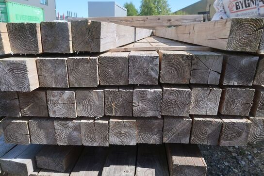 46,2 meter tømmer 100x100 mm