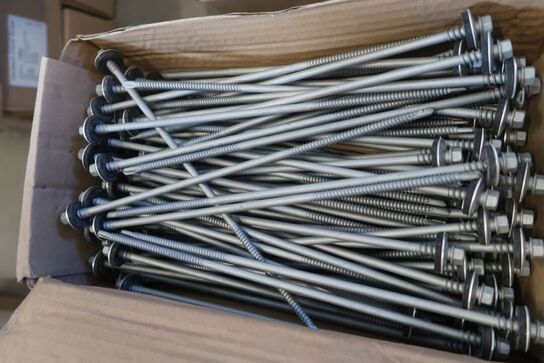 Ca. 400 stk. skruer, 5,5(6,3) x230 mm