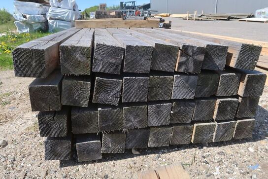 48,6 meter tømmer 100x100 mm