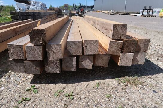 27 meter tømmer 100x100 mm