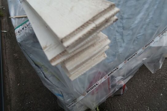 252 meter hvidmalet brædder