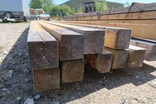 57,6 meter tømmer 100x100 mm