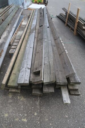 23 stk. brædder 40x125 mm