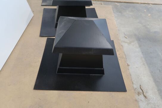 3 stk. taghætter til flad tag