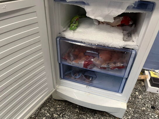 Køle/fryseskab med indhold