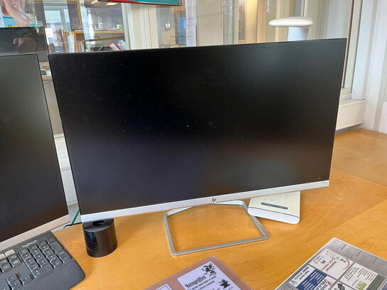 El. hæve/sænke skrivebord, 2 stk. skuffemoduler,  2 stk. reol