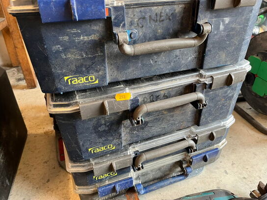 Div. sortimentskasser med indhold