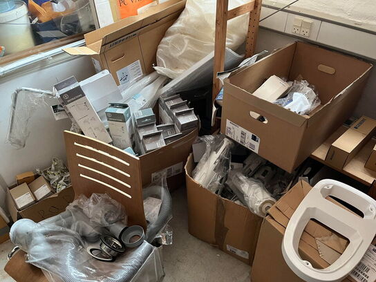 Tøm rummet, reservedele og tilbehør