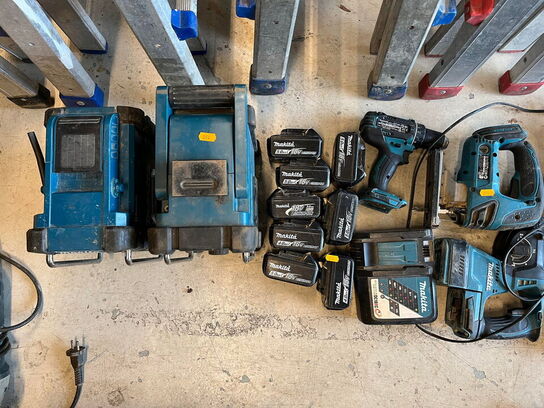 Sortiment accu. værktøj, MAKITA